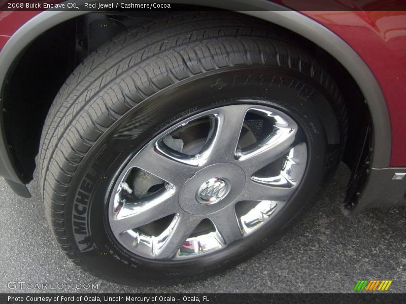 Red Jewel / Cashmere/Cocoa 2008 Buick Enclave CXL