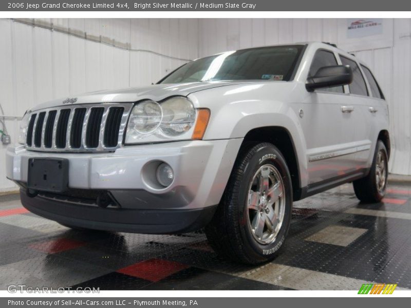 Bright Silver Metallic / Medium Slate Gray 2006 Jeep Grand Cherokee Limited 4x4