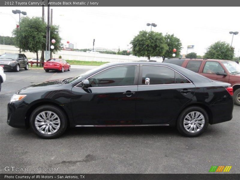 Attitude Black Metallic / Ivory 2012 Toyota Camry LE