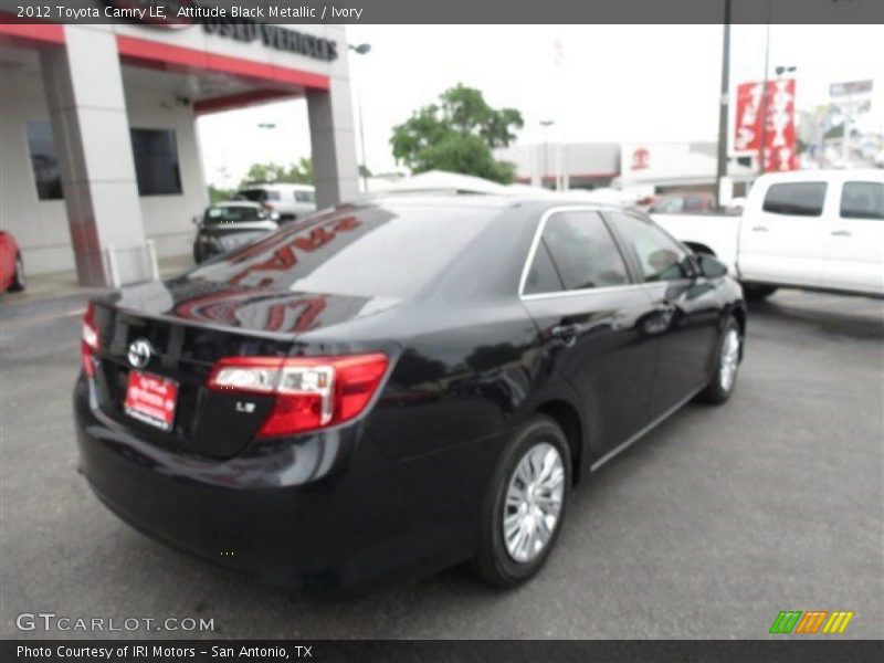 Attitude Black Metallic / Ivory 2012 Toyota Camry LE