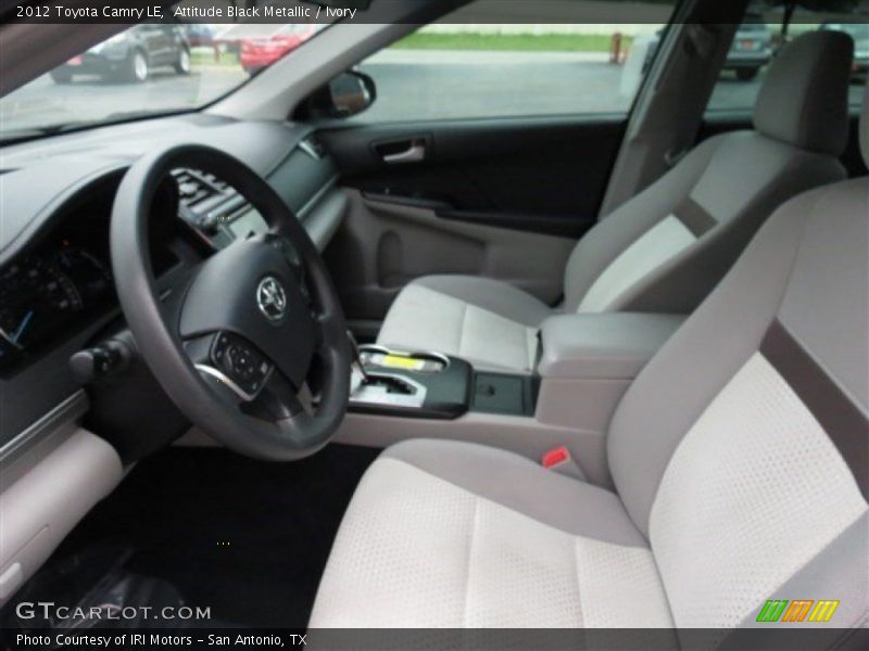 Attitude Black Metallic / Ivory 2012 Toyota Camry LE