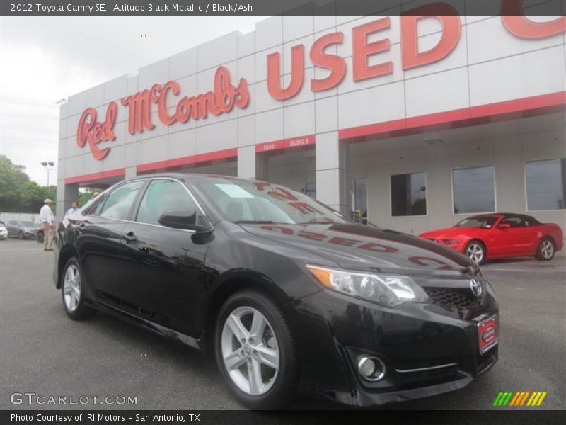 Attitude Black Metallic / Black/Ash 2012 Toyota Camry SE