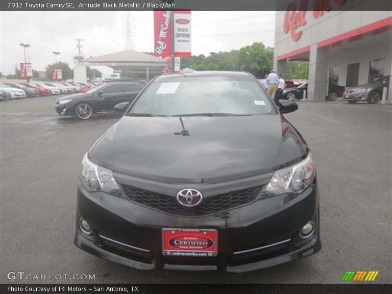Attitude Black Metallic / Black/Ash 2012 Toyota Camry SE