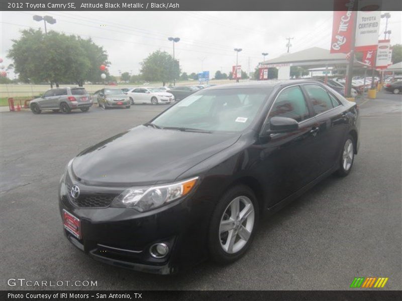 Attitude Black Metallic / Black/Ash 2012 Toyota Camry SE