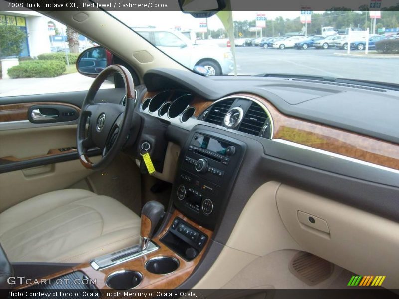 Red Jewel / Cashmere/Cocoa 2008 Buick Enclave CXL