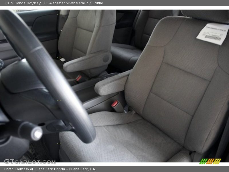 Alabaster Silver Metallic / Truffle 2015 Honda Odyssey EX