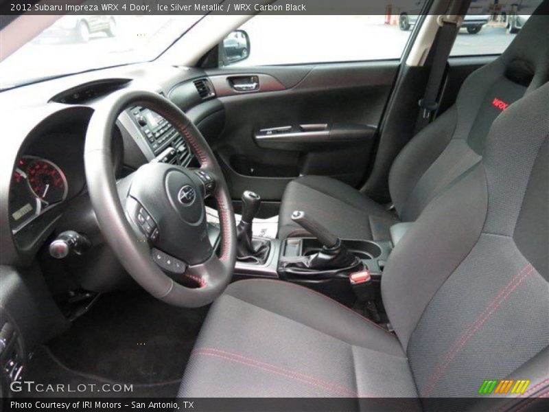 Ice Silver Metallic / WRX Carbon Black 2012 Subaru Impreza WRX 4 Door