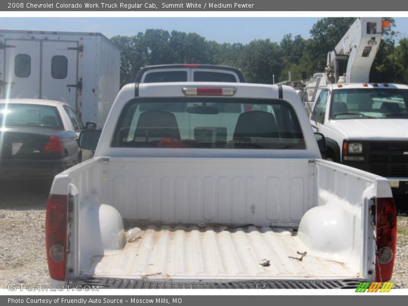 Summit White / Medium Pewter 2008 Chevrolet Colorado Work Truck Regular Cab