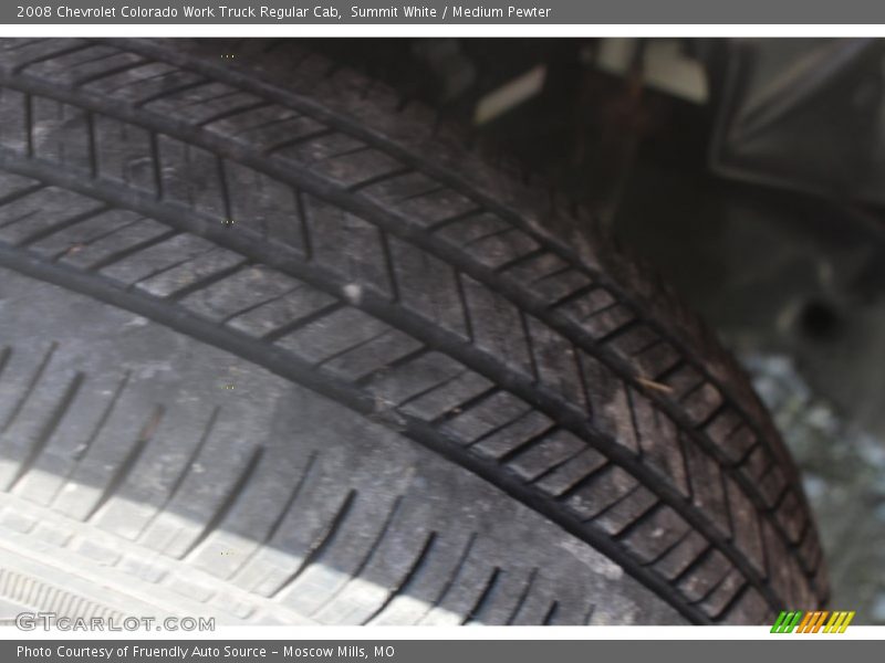 Summit White / Medium Pewter 2008 Chevrolet Colorado Work Truck Regular Cab