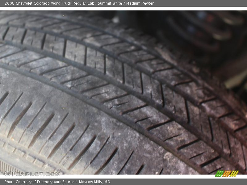 Summit White / Medium Pewter 2008 Chevrolet Colorado Work Truck Regular Cab