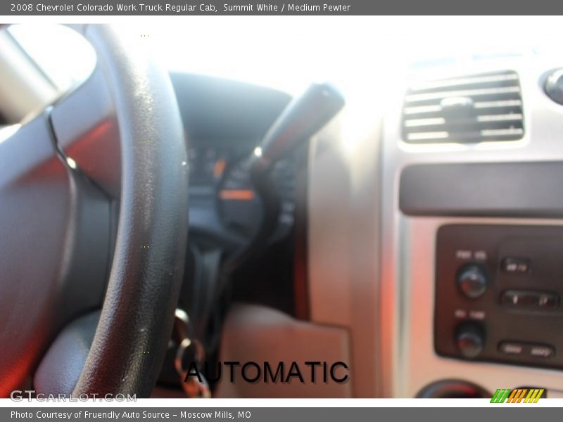 Summit White / Medium Pewter 2008 Chevrolet Colorado Work Truck Regular Cab