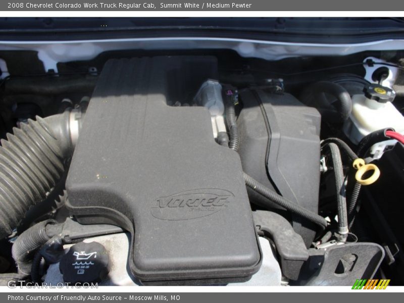 Summit White / Medium Pewter 2008 Chevrolet Colorado Work Truck Regular Cab