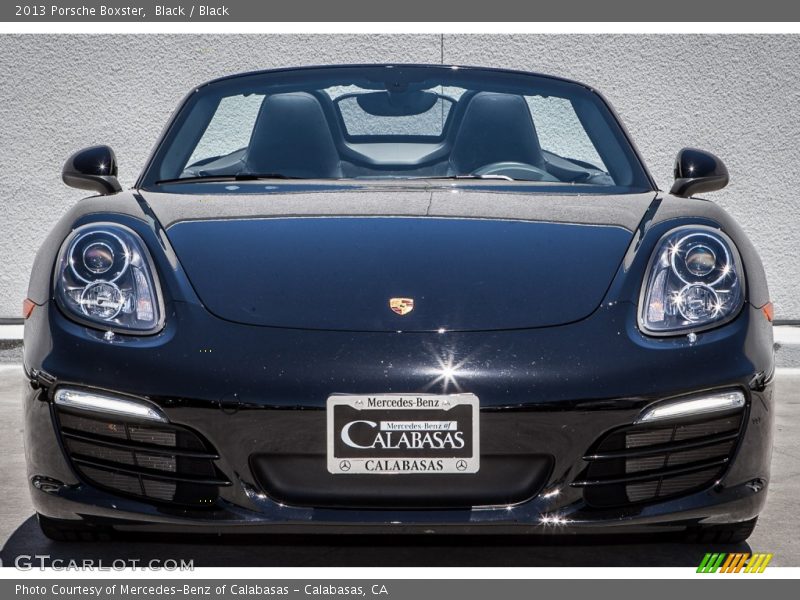 Black / Black 2013 Porsche Boxster