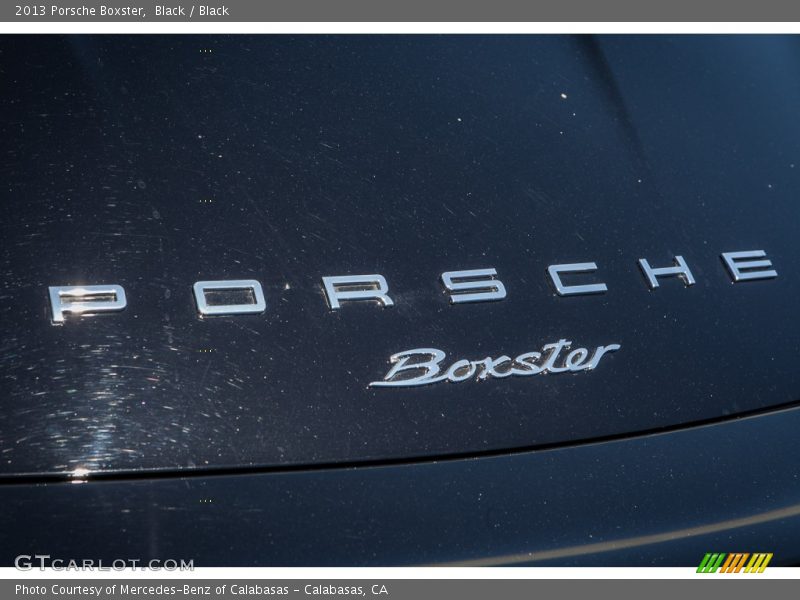 Black / Black 2013 Porsche Boxster