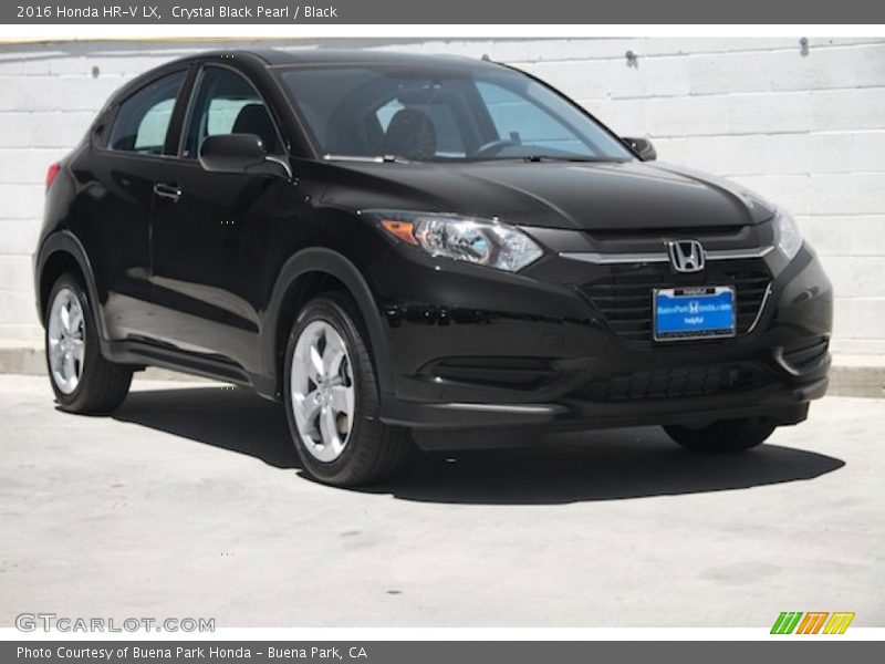 Crystal Black Pearl / Black 2016 Honda HR-V LX