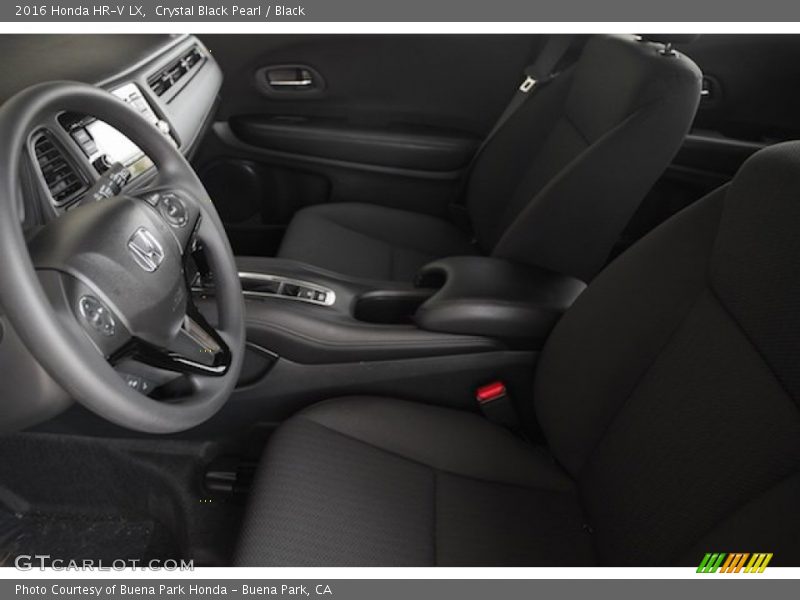 Crystal Black Pearl / Black 2016 Honda HR-V LX