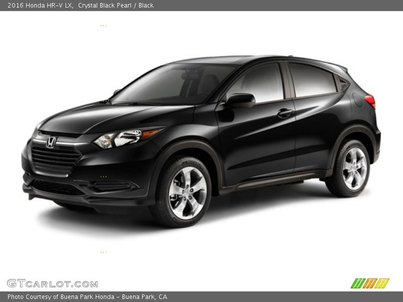 Crystal Black Pearl / Black 2016 Honda HR-V LX