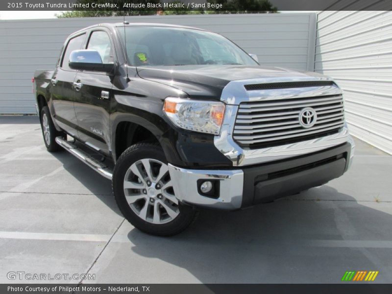 Attitude Black Metallic / Sand Beige 2015 Toyota Tundra Limited CrewMax