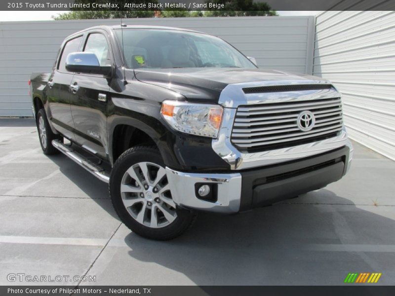 Attitude Black Metallic / Sand Beige 2015 Toyota Tundra Limited CrewMax
