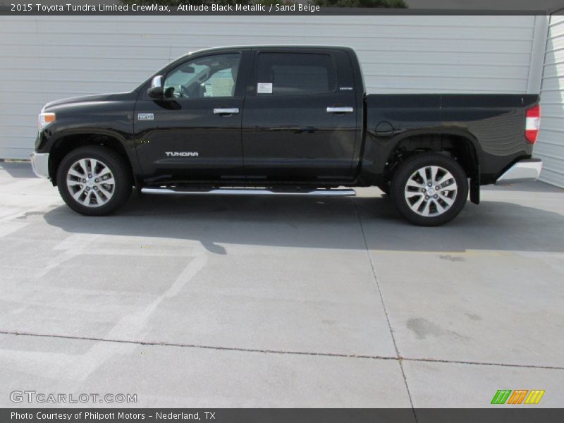 Attitude Black Metallic / Sand Beige 2015 Toyota Tundra Limited CrewMax