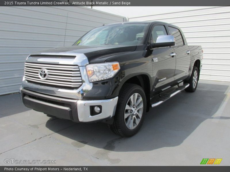 Attitude Black Metallic / Sand Beige 2015 Toyota Tundra Limited CrewMax