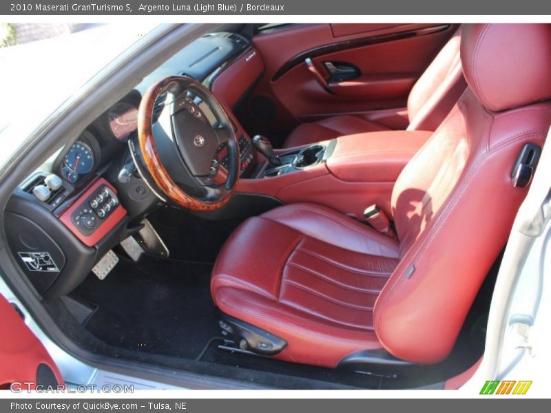  2010 GranTurismo S Bordeaux Interior