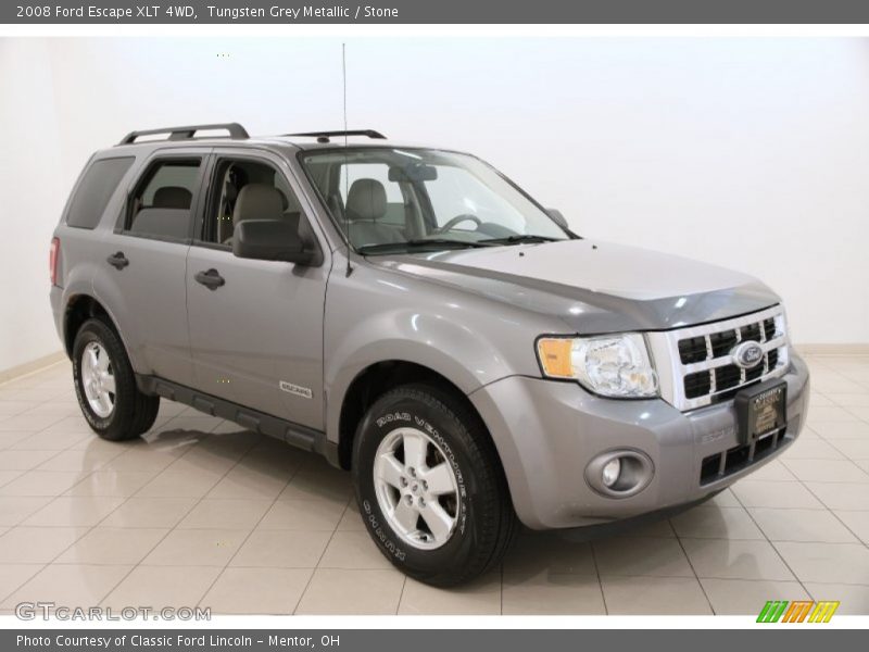Tungsten Grey Metallic / Stone 2008 Ford Escape XLT 4WD