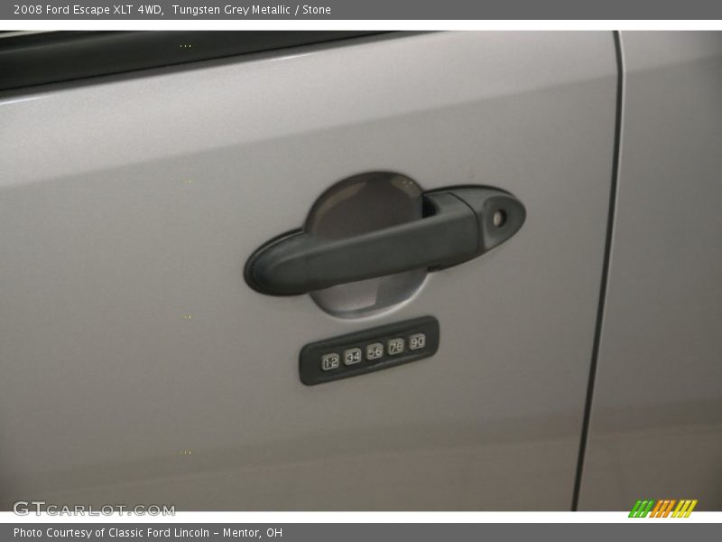 Tungsten Grey Metallic / Stone 2008 Ford Escape XLT 4WD