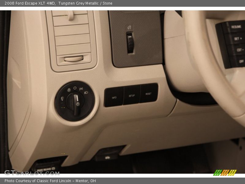 Tungsten Grey Metallic / Stone 2008 Ford Escape XLT 4WD