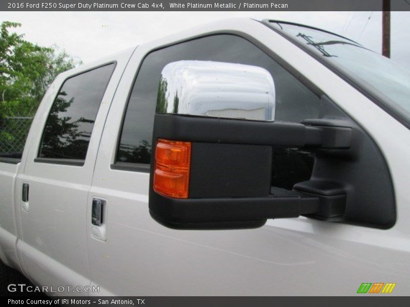 White Platinum Metallic / Platinum Pecan 2016 Ford F250 Super Duty Platinum Crew Cab 4x4