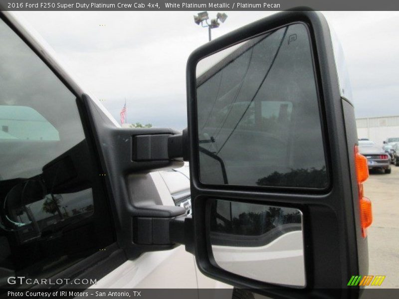 White Platinum Metallic / Platinum Pecan 2016 Ford F250 Super Duty Platinum Crew Cab 4x4