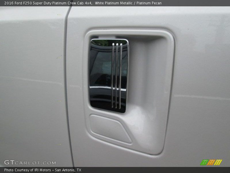 White Platinum Metallic / Platinum Pecan 2016 Ford F250 Super Duty Platinum Crew Cab 4x4