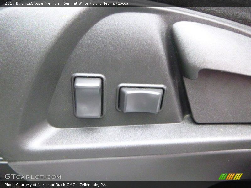 Summit White / Light Neutral/Cocoa 2015 Buick LaCrosse Premium