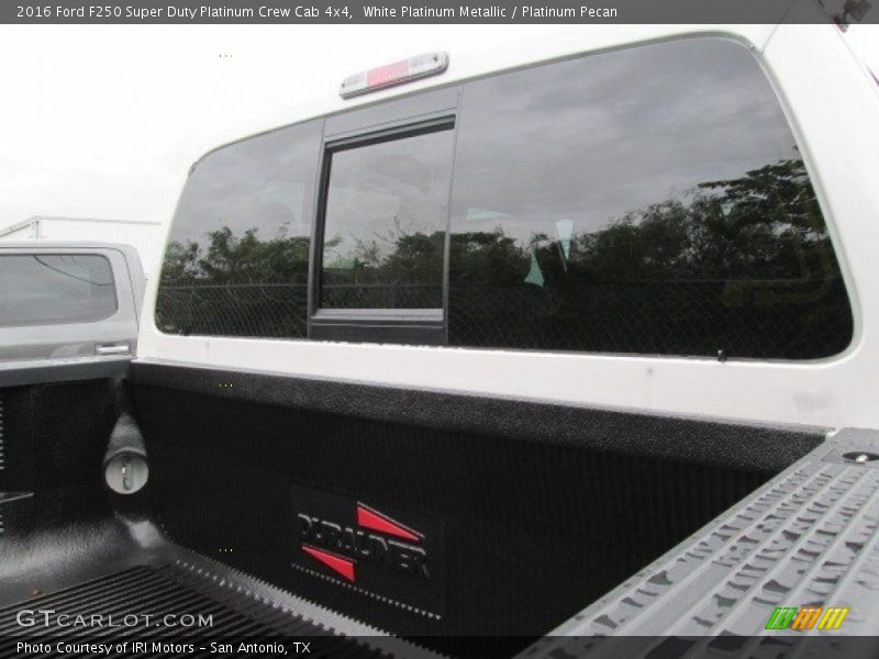 White Platinum Metallic / Platinum Pecan 2016 Ford F250 Super Duty Platinum Crew Cab 4x4