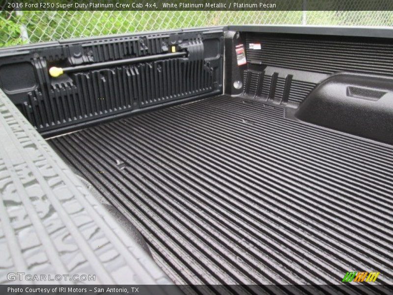 White Platinum Metallic / Platinum Pecan 2016 Ford F250 Super Duty Platinum Crew Cab 4x4