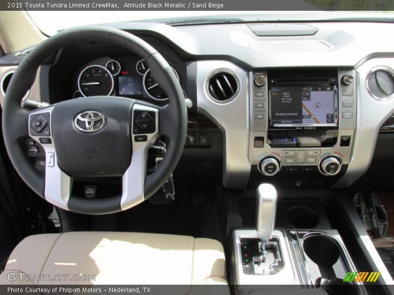 Attitude Black Metallic / Sand Beige 2015 Toyota Tundra Limited CrewMax