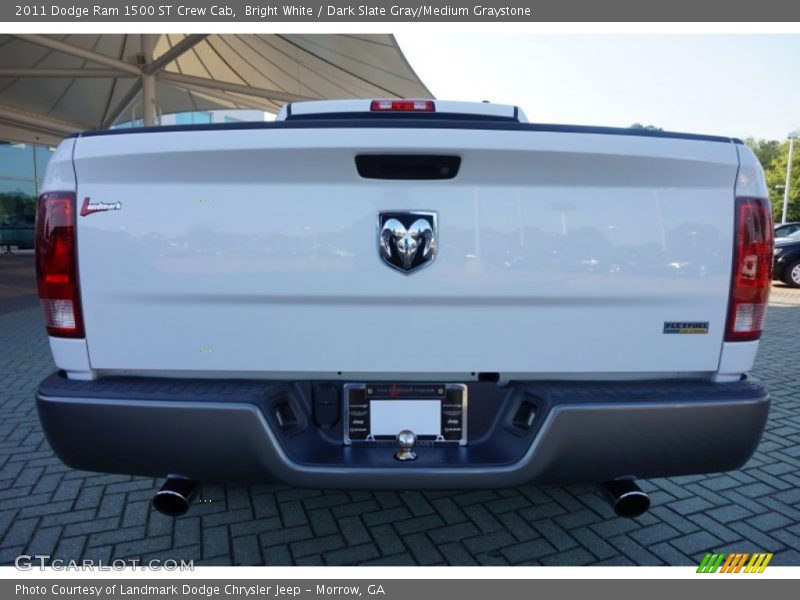 Bright White / Dark Slate Gray/Medium Graystone 2011 Dodge Ram 1500 ST Crew Cab