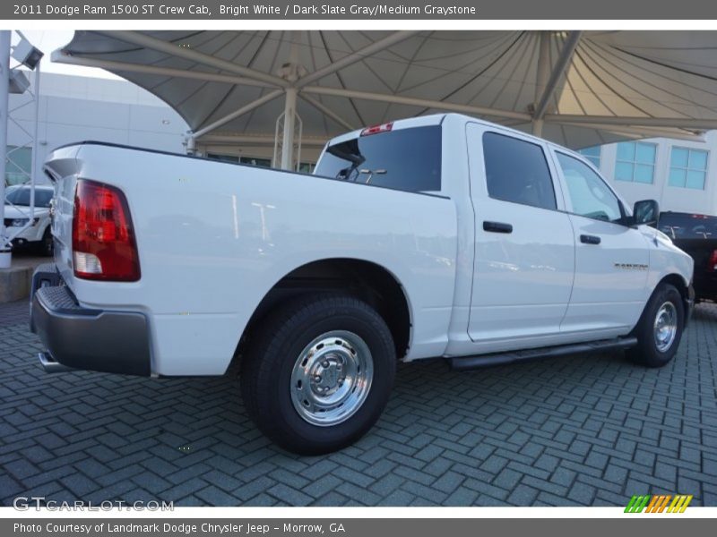 Bright White / Dark Slate Gray/Medium Graystone 2011 Dodge Ram 1500 ST Crew Cab