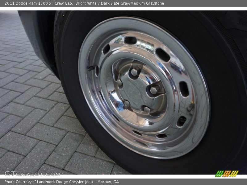 Bright White / Dark Slate Gray/Medium Graystone 2011 Dodge Ram 1500 ST Crew Cab
