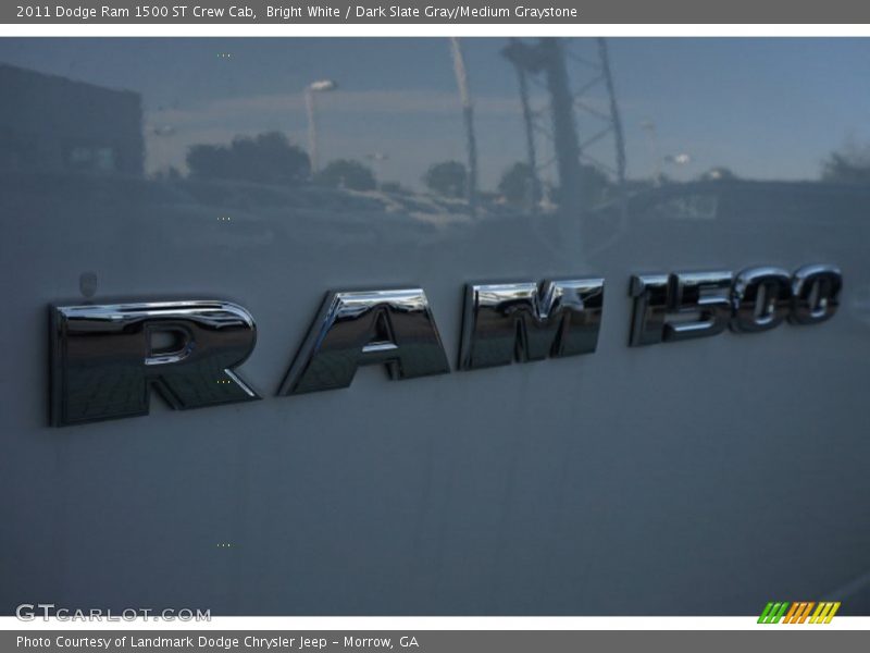 Bright White / Dark Slate Gray/Medium Graystone 2011 Dodge Ram 1500 ST Crew Cab