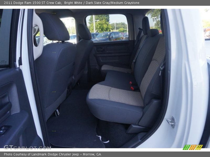 Bright White / Dark Slate Gray/Medium Graystone 2011 Dodge Ram 1500 ST Crew Cab