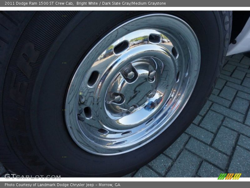 Bright White / Dark Slate Gray/Medium Graystone 2011 Dodge Ram 1500 ST Crew Cab