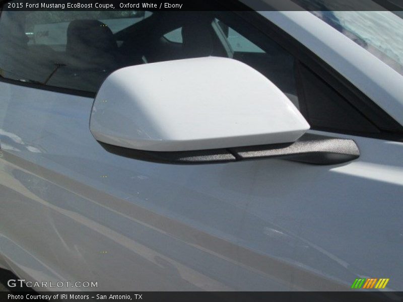 Oxford White / Ebony 2015 Ford Mustang EcoBoost Coupe