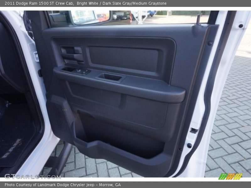 Bright White / Dark Slate Gray/Medium Graystone 2011 Dodge Ram 1500 ST Crew Cab