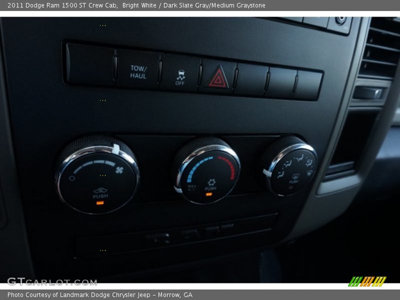 Bright White / Dark Slate Gray/Medium Graystone 2011 Dodge Ram 1500 ST Crew Cab