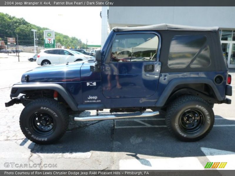Patriot Blue Pearl / Dark Slate Gray 2004 Jeep Wrangler X 4x4