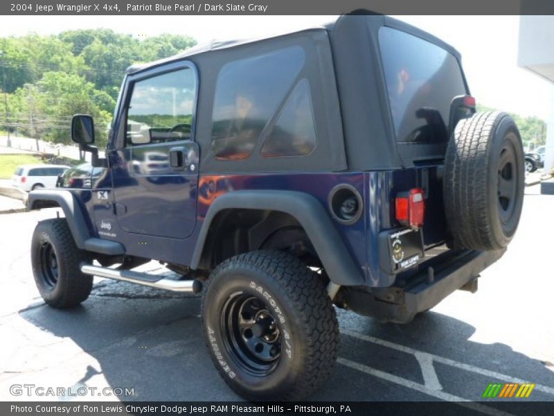Patriot Blue Pearl / Dark Slate Gray 2004 Jeep Wrangler X 4x4