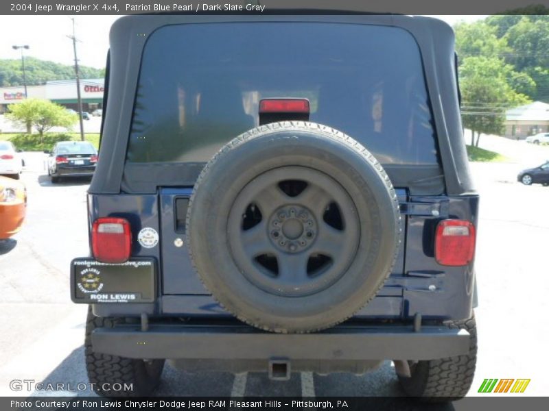 Patriot Blue Pearl / Dark Slate Gray 2004 Jeep Wrangler X 4x4