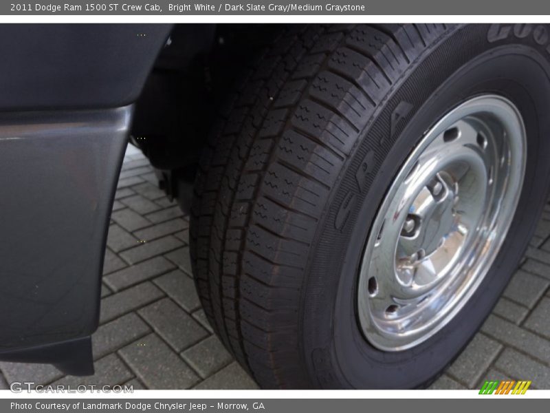 Bright White / Dark Slate Gray/Medium Graystone 2011 Dodge Ram 1500 ST Crew Cab