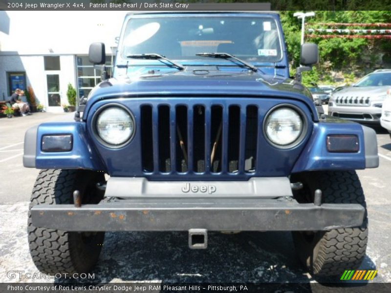 Patriot Blue Pearl / Dark Slate Gray 2004 Jeep Wrangler X 4x4